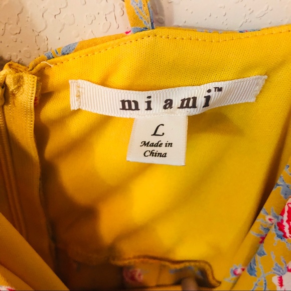 Miami | Boho Cold-shoulder yellow maxi floral - Picture 6 of 6